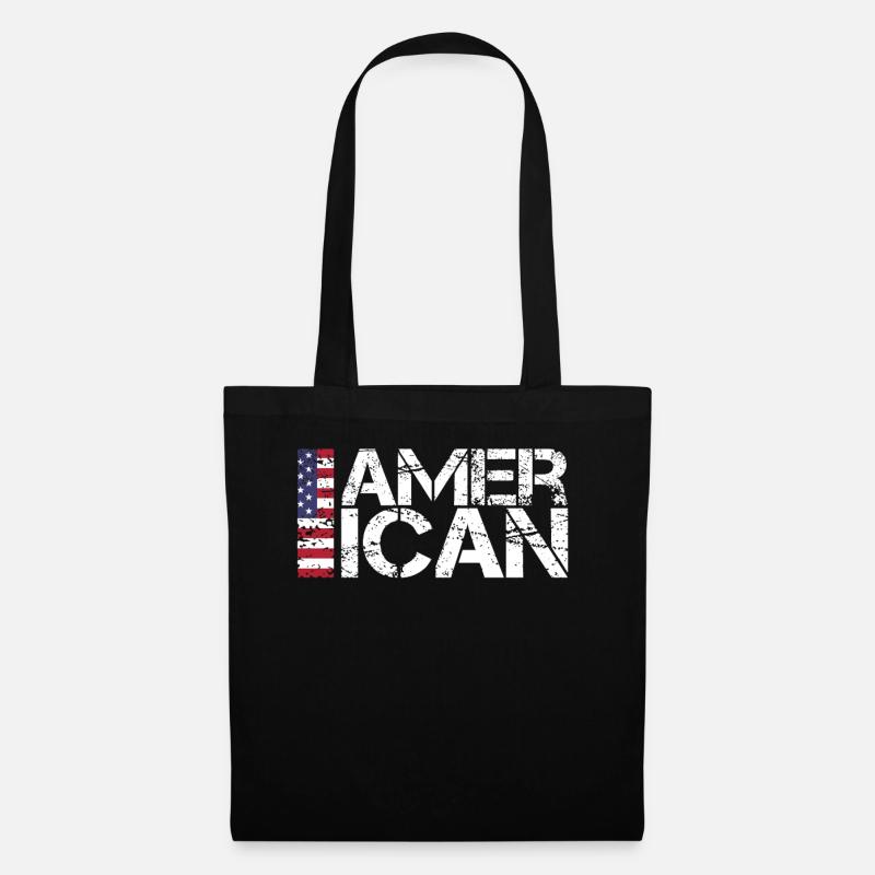 Amerikaner - Stoffbeutel - Schwarz