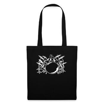 Tambours - Sac en tissu - noir - Devant