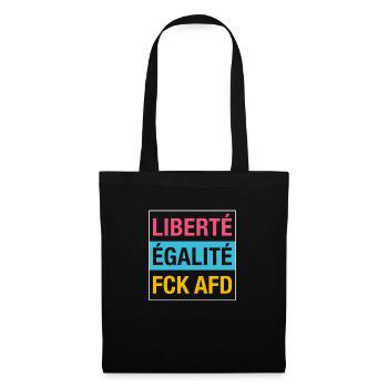 Maillot Liberté Égalité FCK AFD - Sac en tissu - noir - Devant