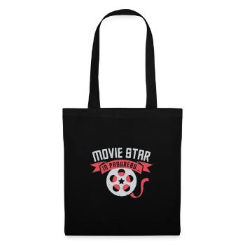 Movie star in progress - Tote Bag - black - Front