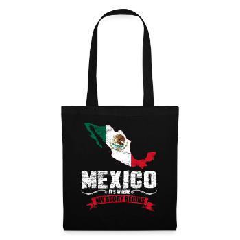 Mexique - Sac en tissu - noir - Devant