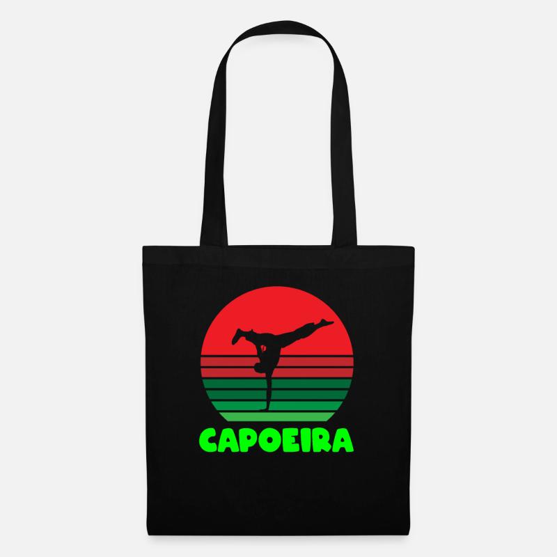 Capoeira Handstand - Stoffbeutel - Schwarz