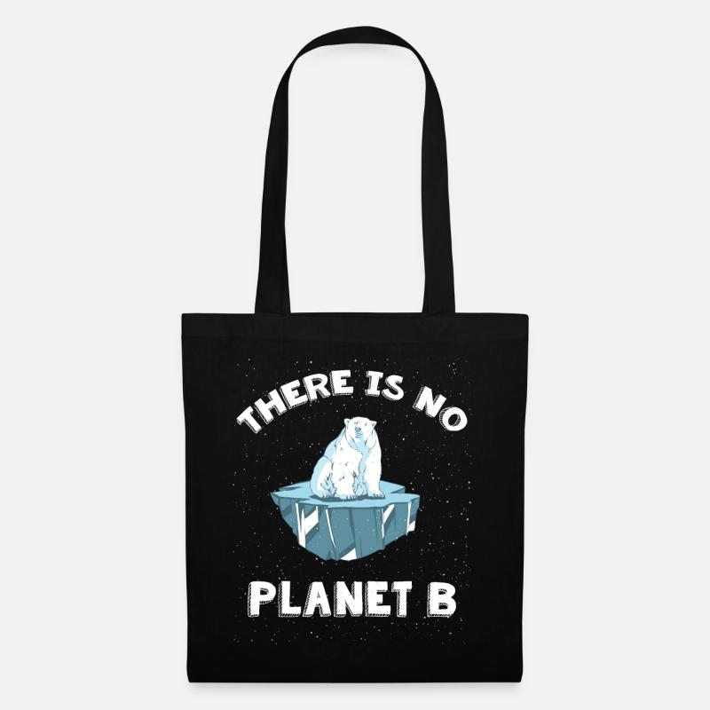 Planet b - Stoffbeutel - Schwarz
