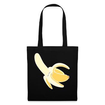 Banane Fruits Amoureux de banane Banane Hommes - Sac en tissu - noir - Devant