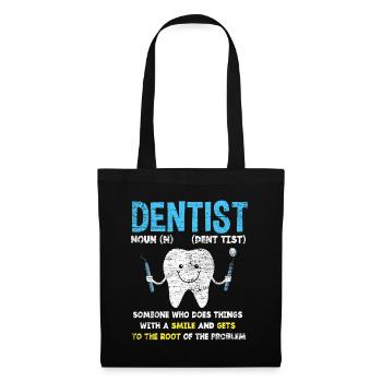 Dentist smile - Tote Bag - black - Front