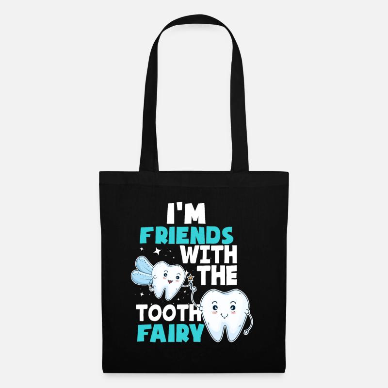 Dentist dentists profession funny saying - Tote Bag - black