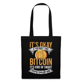 Bitcoin Blockchain Currency Litecoin Crypto Exchange - Tote Bag - black - Front