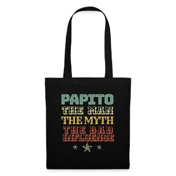 Soccer PAPITO - Stoffbeutel - Schwarz - Vorne