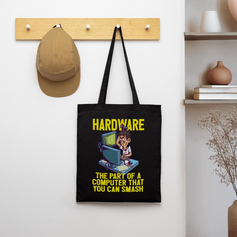 Smash PC Hardware Debugging IT Coder Informatics Tote Bag