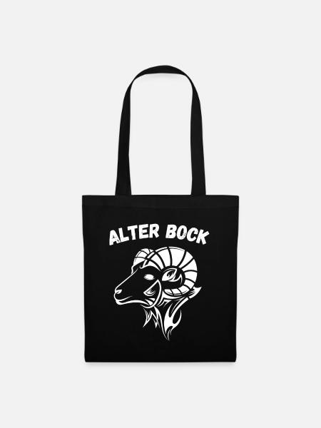 ALTER BOCK! - Stoffbeutel - Schwarz