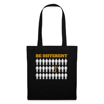 Saxophone Saxophoniste Sax Jazz Musique Cadeaux - Sac en tissu - noir - Devant