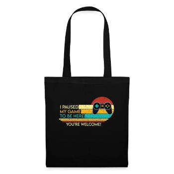 Jeux - Sac en tissu - noir - Devant