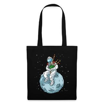 Cornemuse chemise astronaute cornemuse cornemuse - Sac en tissu - noir - Devant