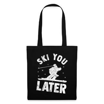ski - Tote Bag - black - Front