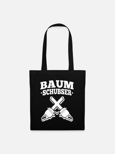 Waldarbeiter, Forstwirt, Förster Geschenk-Idee I - Stoffbeutel - Schwarz