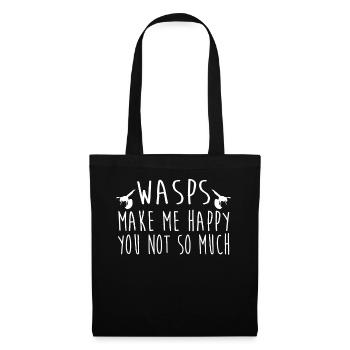 Wasps Make Me Happy - Tote Bag - black - Front