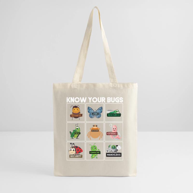 Know Your Bugs Programmer Coding Tote Bag