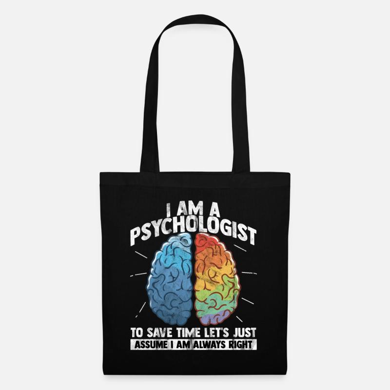 psychologist - Tote Bag - black