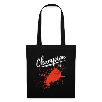 Champion of Basketball - Tote Bag - black - Front