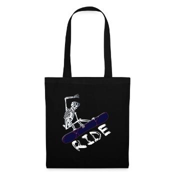 Snowboard - Sac en tissu - noir - Devant