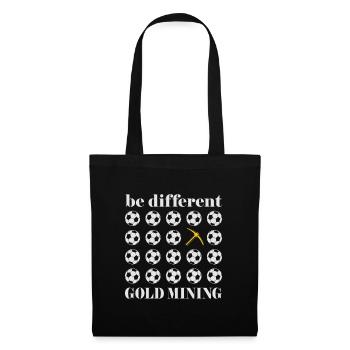 Prospection d'or orpaillage design différent cool - Sac en tissu - noir - Devant