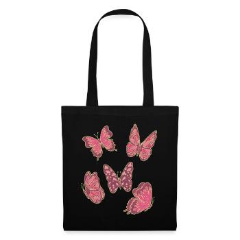 Butterfly butterfly nature - Tote Bag - black - Front