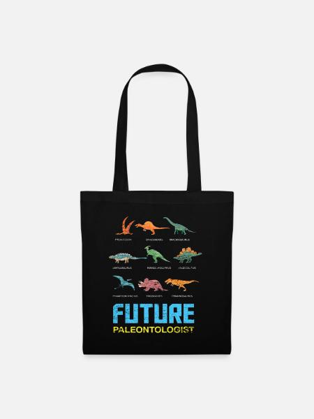 Dinosaurier Paläontologie Paläontologe Kind - Stoffbeutel - Schwarz