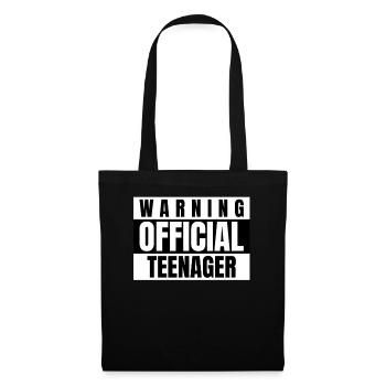13th birthday teenager 13 years teeny saying - Tote Bag - black - Front