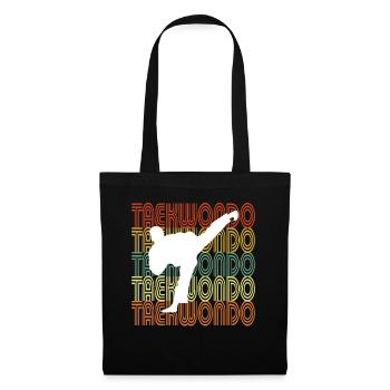 TAEKWONDO - Sac en tissu - noir - Devant