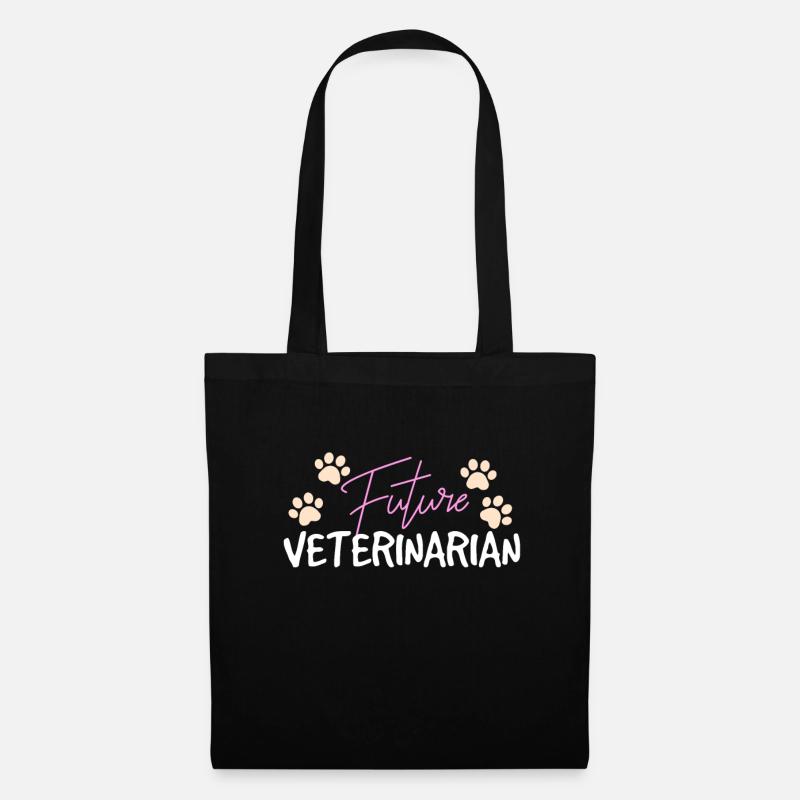 Tierarzt Tierarzt Geschenke Tiere Tierarztpraxis - Stoffbeutel - Schwarz