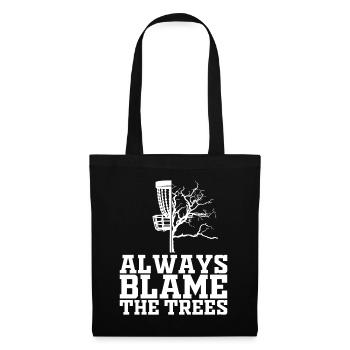 Disc Golf Discgolf Geschenkidee - Stoffbeutel - Schwarz - Vorne