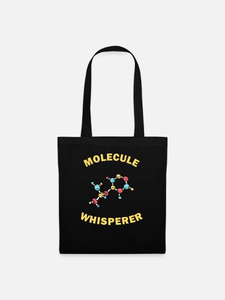 Molecule Whisperer Funny Gift - Stoffbeutel - Schwarz