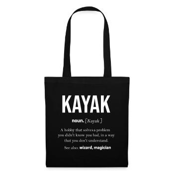 kayak - Tote Bag - black - Front