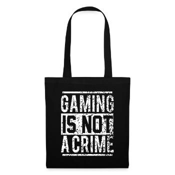 Jouer n'est pas un crime - Sac en tissu - noir - Devant