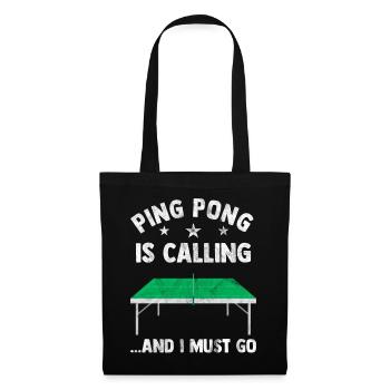 Ping-pong - Tote Bag - black - Front