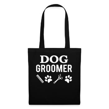Dog Groomer Salon Dog Hairdresser Profession Gift - Tote Bag - black - Front