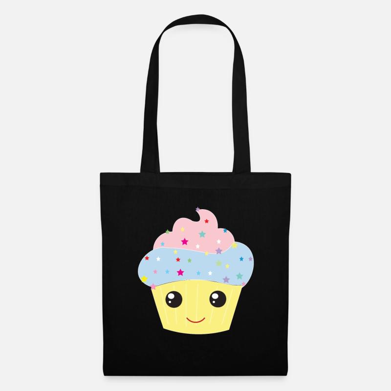 Muffin - Stoffbeutel - Schwarz