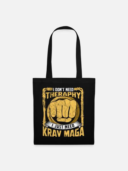 Krav Maga - Stoffbeutel - Schwarz