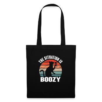 The location is drunkenness motive - Tote Bag - black - Front
