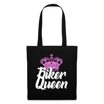 biker queen - Tote Bag - black - Front