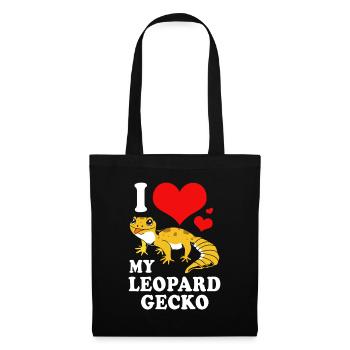 Gecko Lizard Geckos Reptile Reptiles - Tote Bag - black - Front