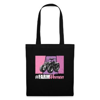 les femmes de la ferme - Sac en tissu - noir - Devant