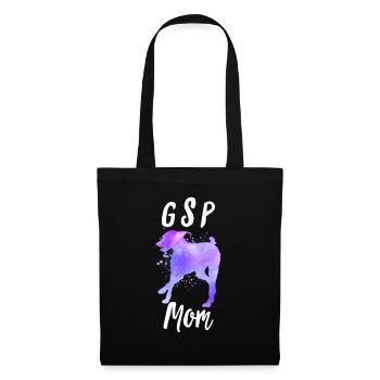 GSP Mom Shirt Deutsch Kurzhaar Zeiger Mutter - Stoffbeutel - Schwarz - Vorne