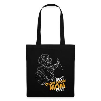 Meilleure maman Chow Chow de tous les temps - Sac en tissu - noir - Devant
