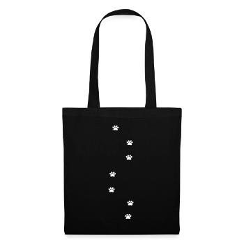 Pattes - Sac en tissu - noir - Devant