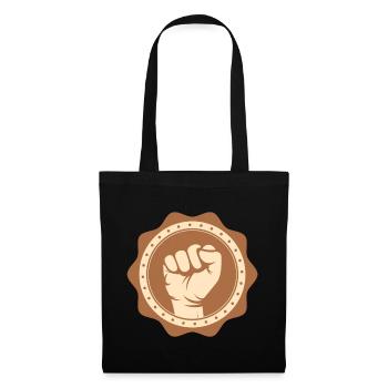 Fist Black History Africa Civil Rights - Sac en tissu - noir - Devant