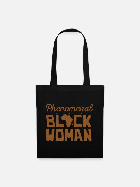 Phenomenal Black Woman Africa - Tote Bag - black
