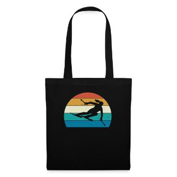 SkiEuse Vintage Femmes Filles - Sac en tissu - noir - Devant