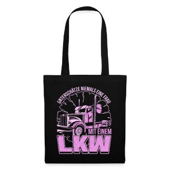 Camionneur femmes - camionneuse et camionneuse Gesche - Sac en tissu - noir - Devant