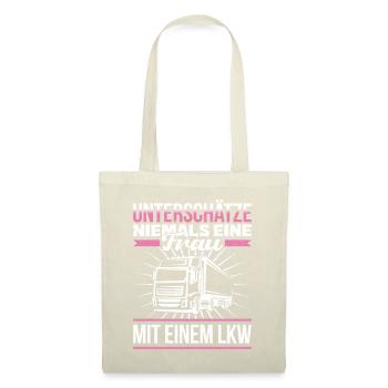 Never underestimate a woman being stalked in a truck - Tote Bag - nature - Front